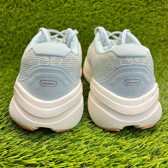 Brooks Ghost Max 2 Womens Size 10 Blue White Athletic Running Shoes Sneakers - Picture 6 of 10
